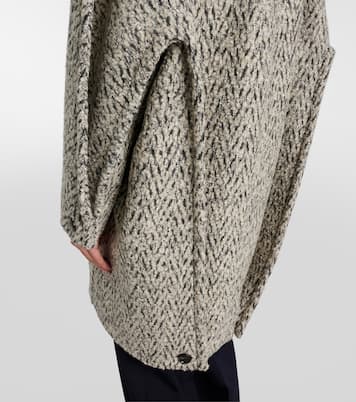Cappotto in bouclé di misto lana | Bottega Veneta