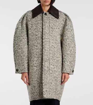 Cappotto in bouclé di misto lana | Bottega Veneta