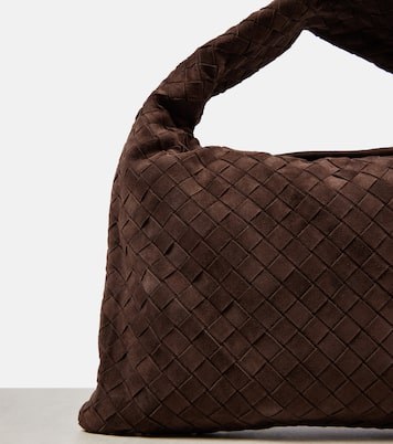 Borsa Hop in suede Intrecciato | Bottega Veneta