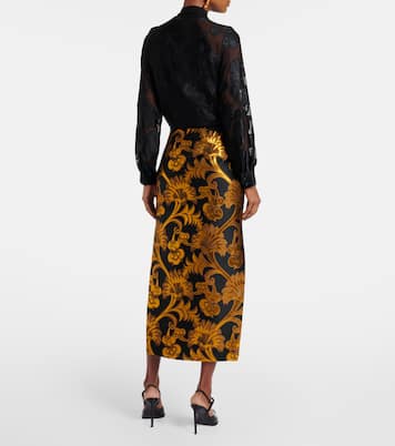 Jupe longue en lamé | Etro