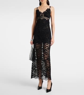 Lace maxi dress | Rabanne