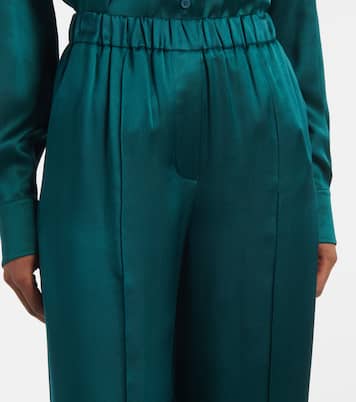 Pantalon de pyjama en satin de soie | Loewe