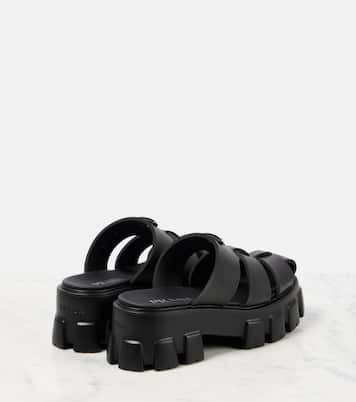 Monolith platform fisherman sandals | Prada