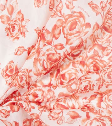 Foulard in cotone e seta con stampa | Magda Butrym