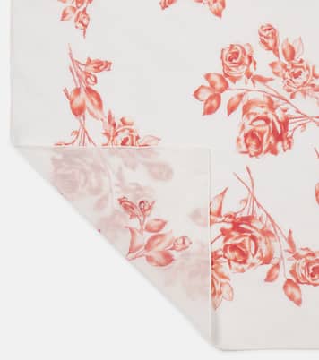 Foulard in cotone e seta con stampa | Magda Butrym