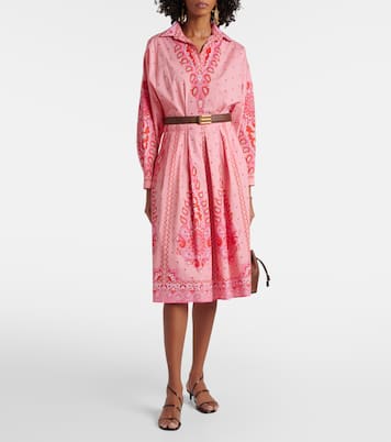 Midikleid aus einem Baumwollgemisch | Etro