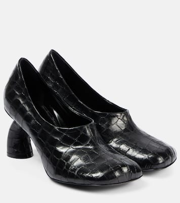 Escarpins 75 en cuir embossé | Dries Van Noten
