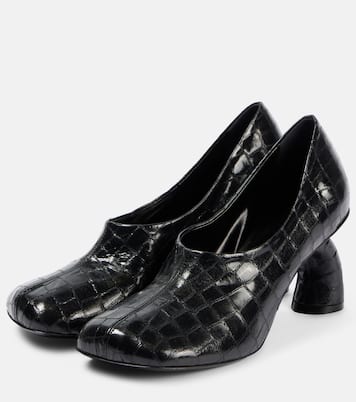 Escarpins 75 en cuir embossé | Dries Van Noten