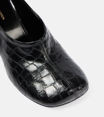 Escarpins 75 en cuir embossé | Dries Van Noten