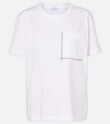 Camiseta de jersey de algodón | Brunello Cucinelli