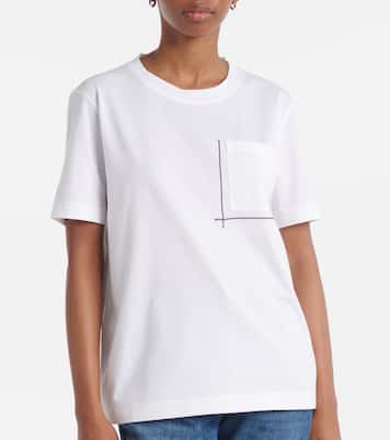 Camiseta de jersey de algodón | Brunello Cucinelli