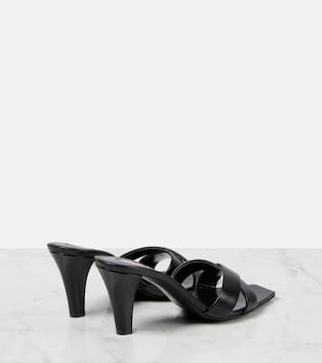 Mules Jill 75 en cuir | Saint Laurent