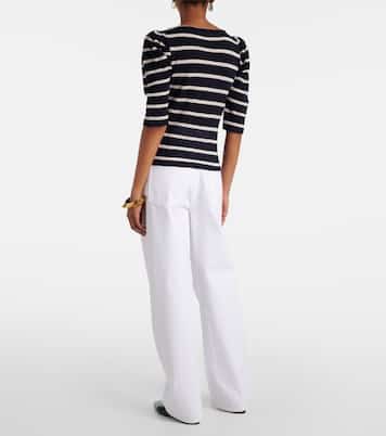 Top The Ruched in lana vergine | Frame
