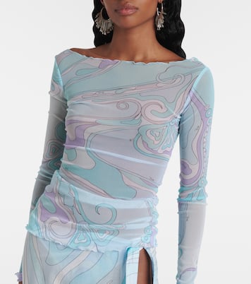 Orchidee mesh top | Pucci