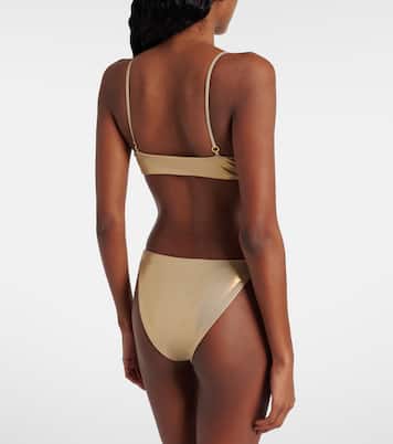 Culotte de bikini Aria métallisée | Jade Swim