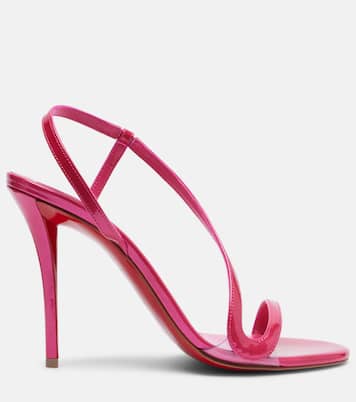 Sandales Rosa Z 100 en cuir verni | Christian Louboutin