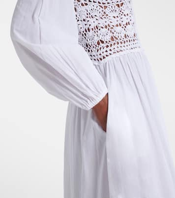 Abito Victoria in popeline e crochet | Anna Kosturova