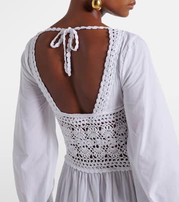 Abito Victoria in popeline e crochet | Anna Kosturova
