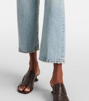 The Vertical Crop high-rise straight jeans | Frame