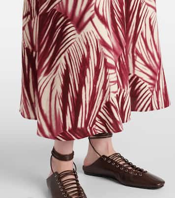 Abito lungo con stampa | Dries Van Noten