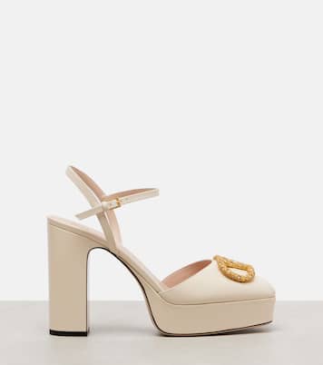 VLogo Signature 115 platform pumps | Valentino Garavani