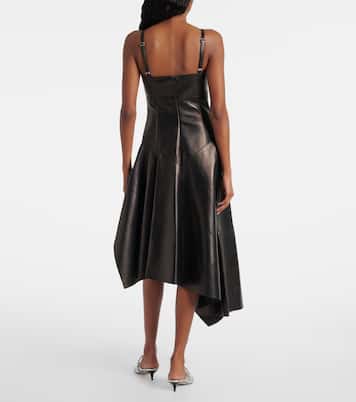 Midikleid aus Leder | McQueen