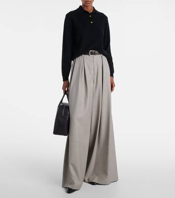 Classic cashmere polo sweater | Loro Piana