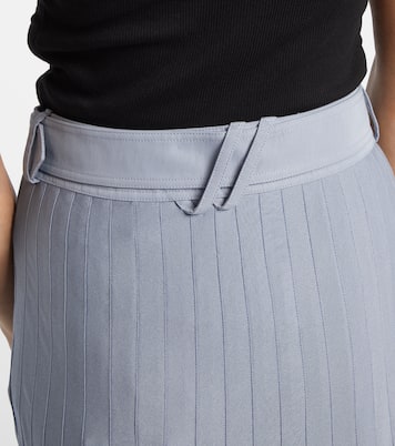 Falda larga plisada con cinturón | Burberry
