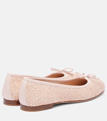 Veralli raffia ballet flats | Manolo Blahnik
