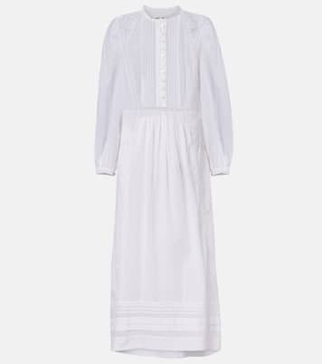 Gisela lace-trimmed cotton maxi dress | Marant Etoile