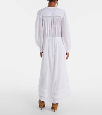 Gisela lace-trimmed cotton maxi dress | Marant Etoile