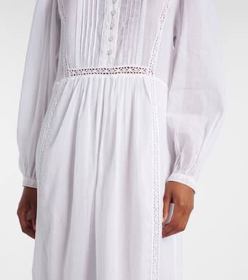 Gisela lace-trimmed cotton maxi dress | Marant Etoile