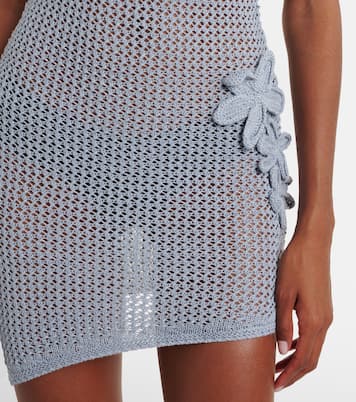 Maris open-knit lamé minidress | Bananhot