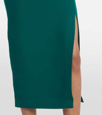 Belted wool and silk midi dress | Roland Mouret