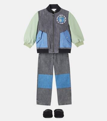 Patchwork straight jeans | Stella McCartney Kids
