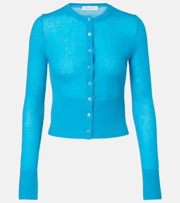 Mohair and wool-blend cardigan | Alaïa