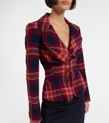 Drunken tartan blazer | Vivienne Westwood