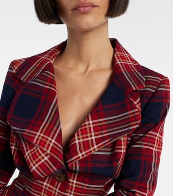 Drunken tartan blazer | Vivienne Westwood