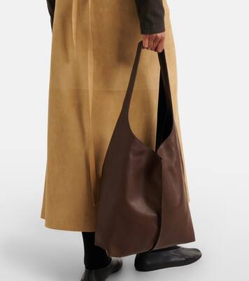 Bindle Medium leather shoulder bag  | The Row