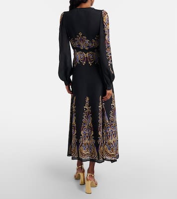 Paisley中长连衣裙 | Etro