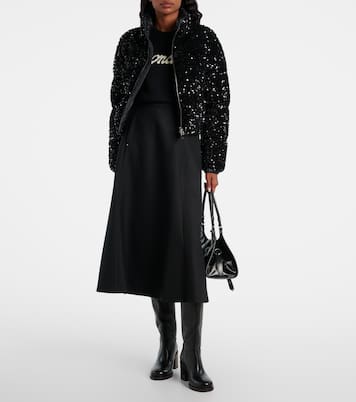 Chaqueta de plumas Louvi con lentejuelas | Moncler