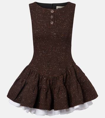 Knitted wool-blend minidress  | Shushu/Tong