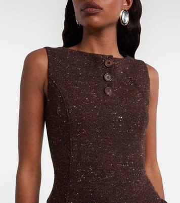 Knitted wool-blend minidress  | Shushu/Tong