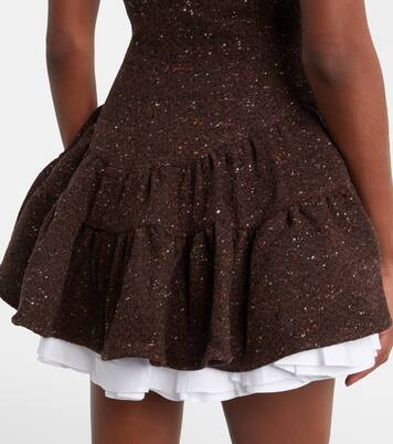 Knitted wool-blend minidress  | Shushu/Tong