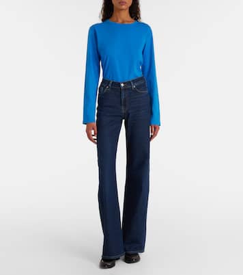 Lotta high-rise wide-leg jeans | 7 For All Mankind