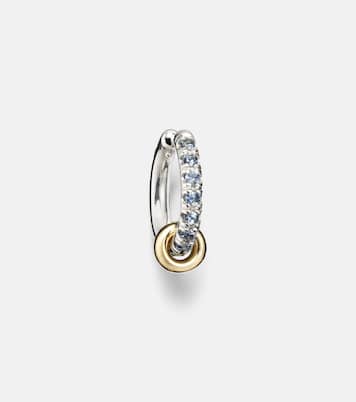Ear cuff Ombré de plata de ley y oro 18 ct con zafiros | Spinelli Kilcollin