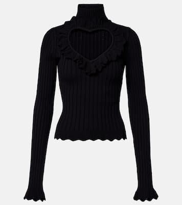 Heart cotton-blend top | Balenciaga