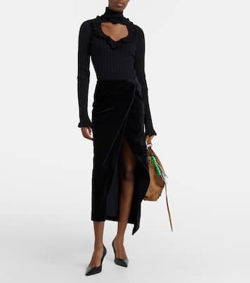 Heart cotton-blend top | Balenciaga