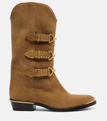 Mexia 35 suede cowboy boots | Isabel Marant