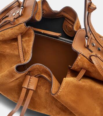 Bolso al hombro Bolton Medium de ante | Isabel Marant